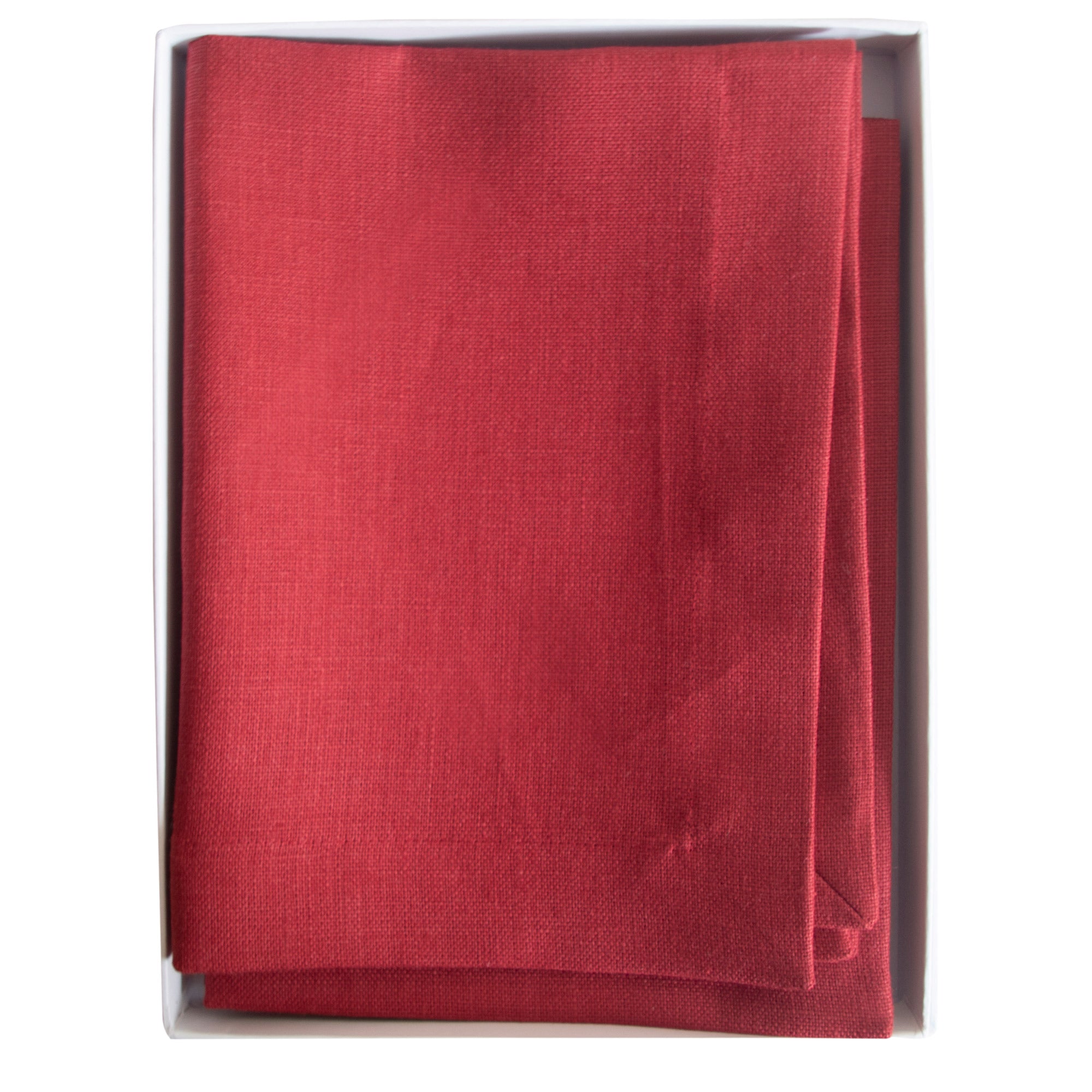 Pomegranate Linen Table Mats Red Fine Cell Work