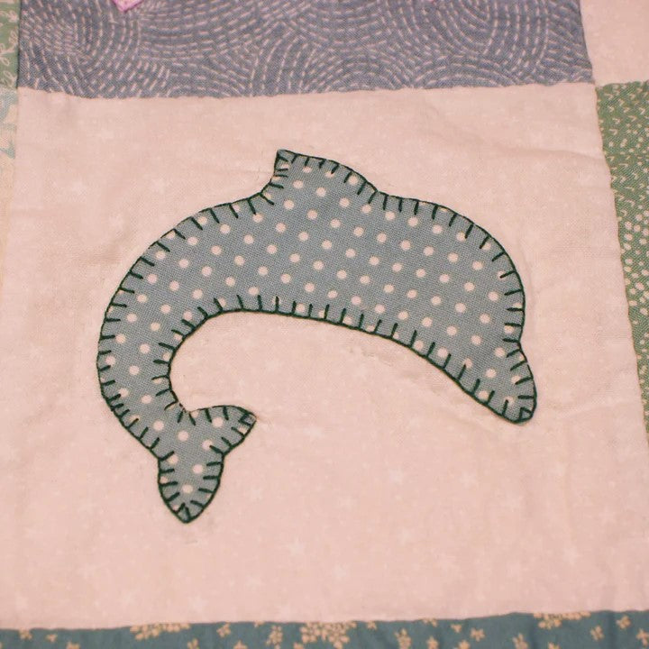 Children's Handmade 'Dolphin Dance' Quilt