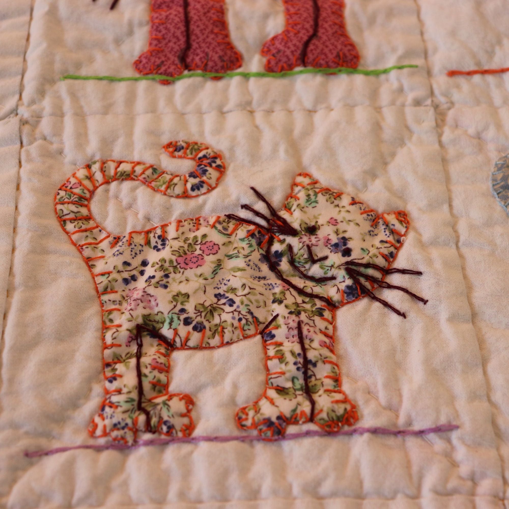 Children's Handmade 'Top Cats' Quilt
