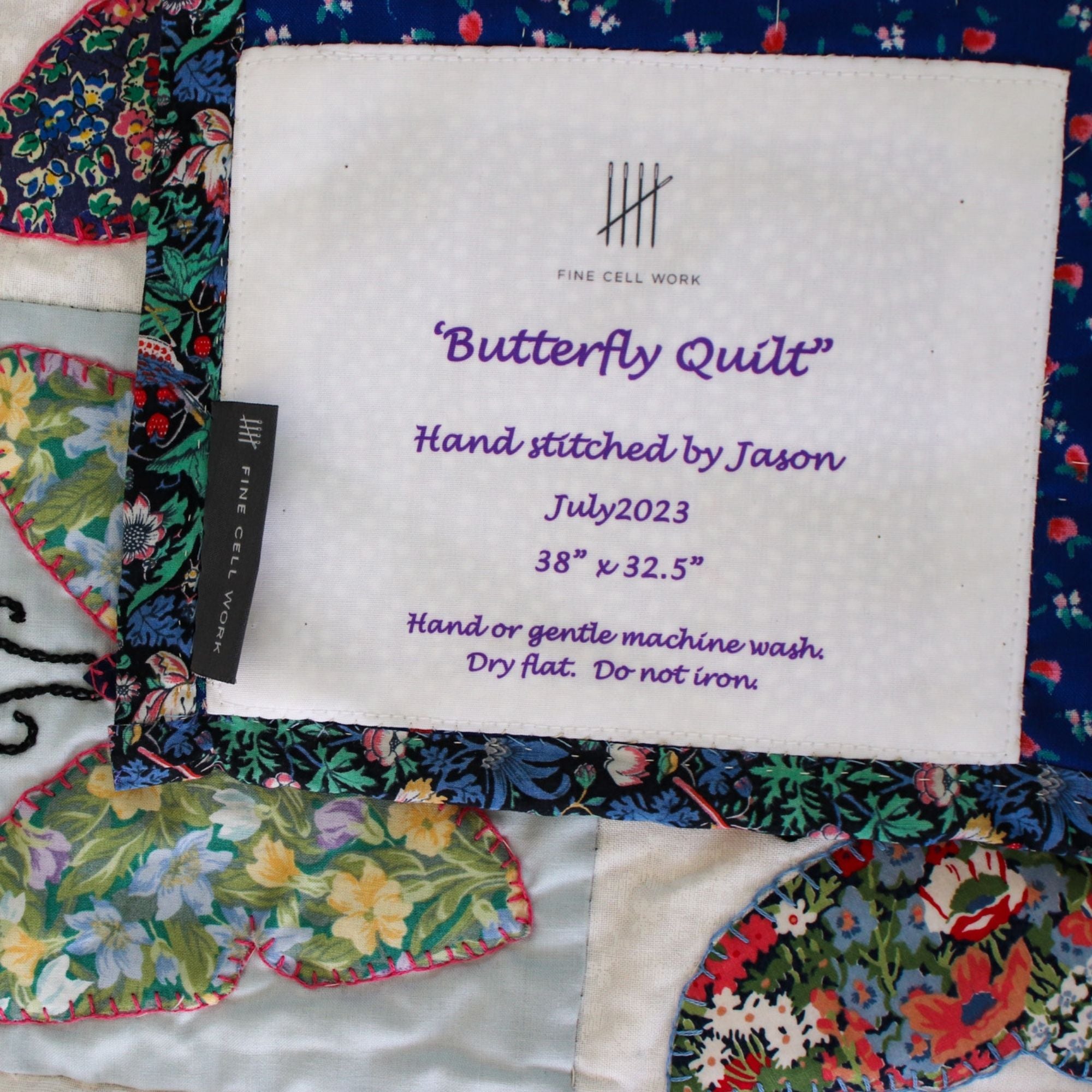 Children's Handmade 'Butterfly Quilt'