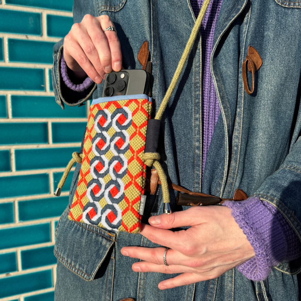 Florentine Needlepoint Phone Bag