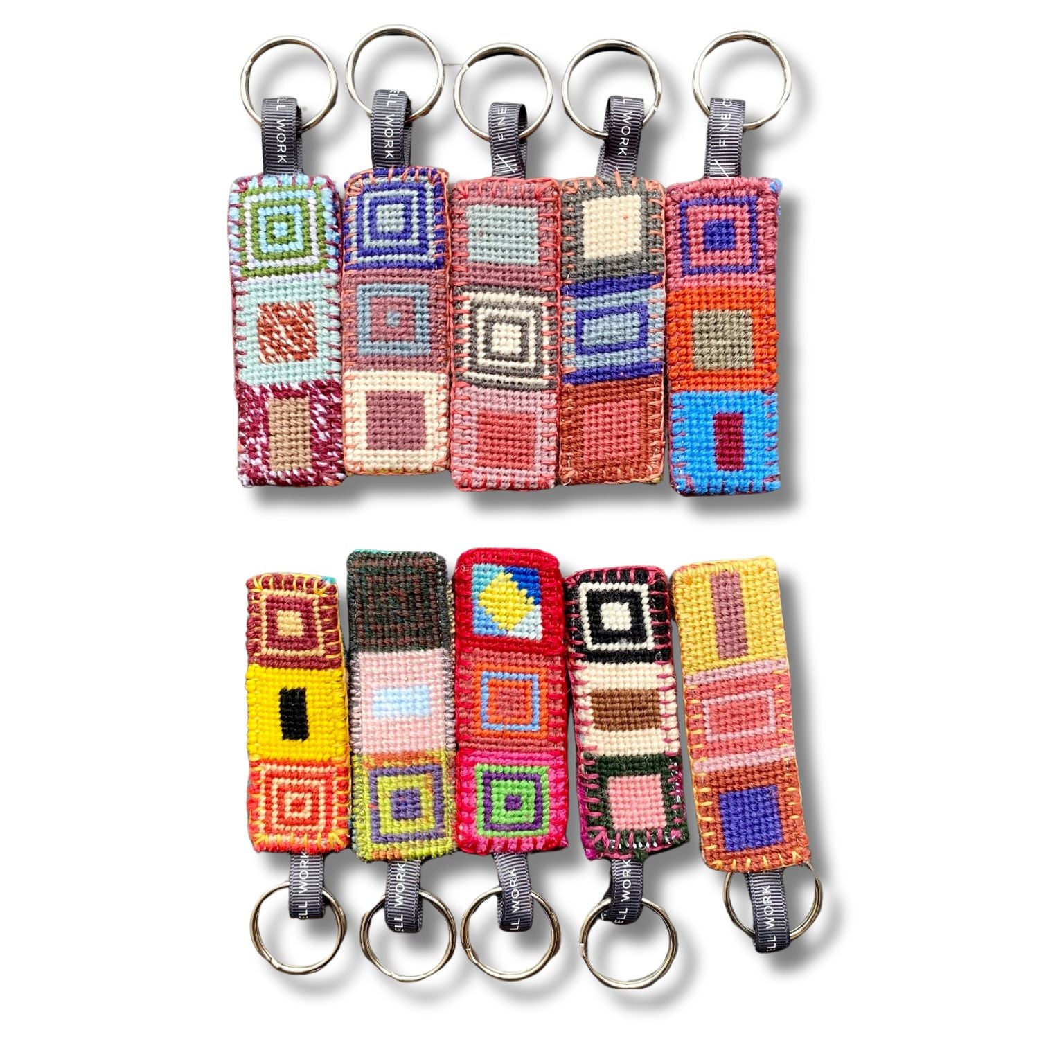 GeometricFlatKeyring2-FineCellWork.jpg