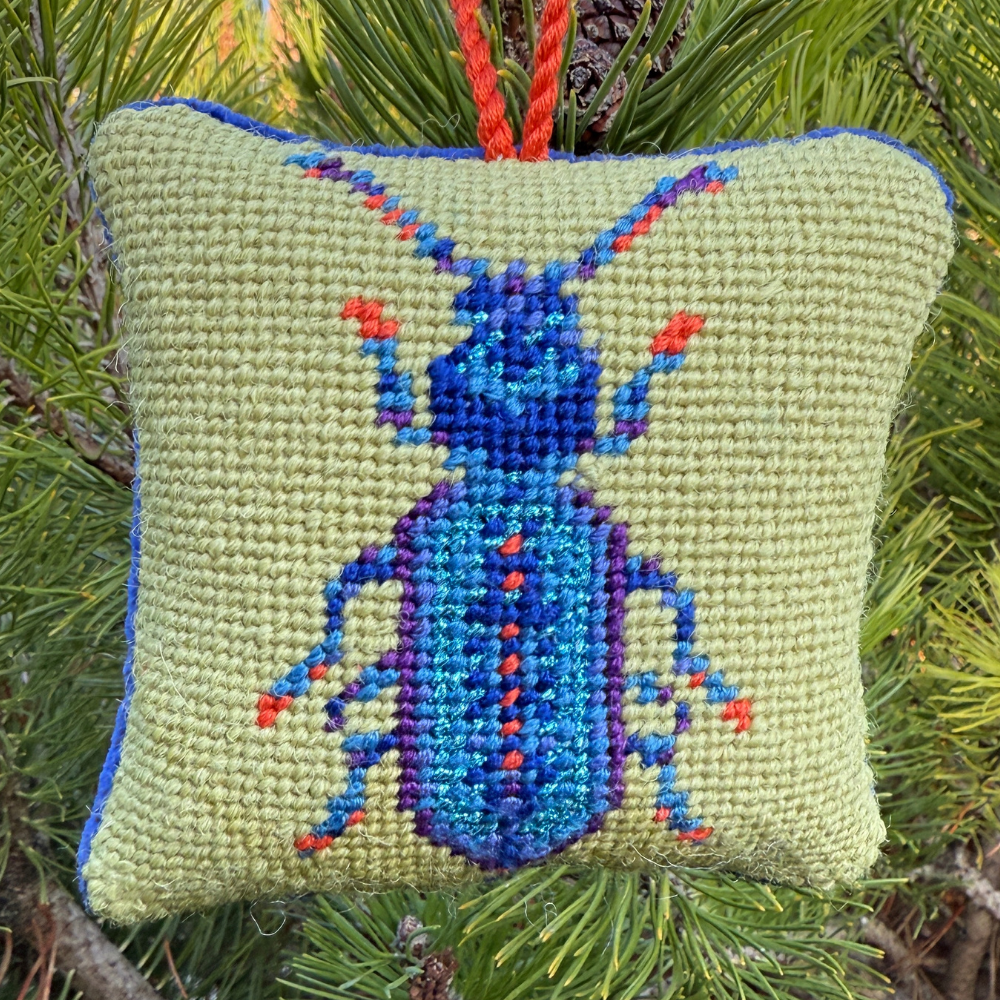 HandmadeBeetleNeedlepointChristmasDecoration-FineCellWork.png