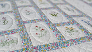 The British Wildflowers Quilt Auction - The Festival of Quilts