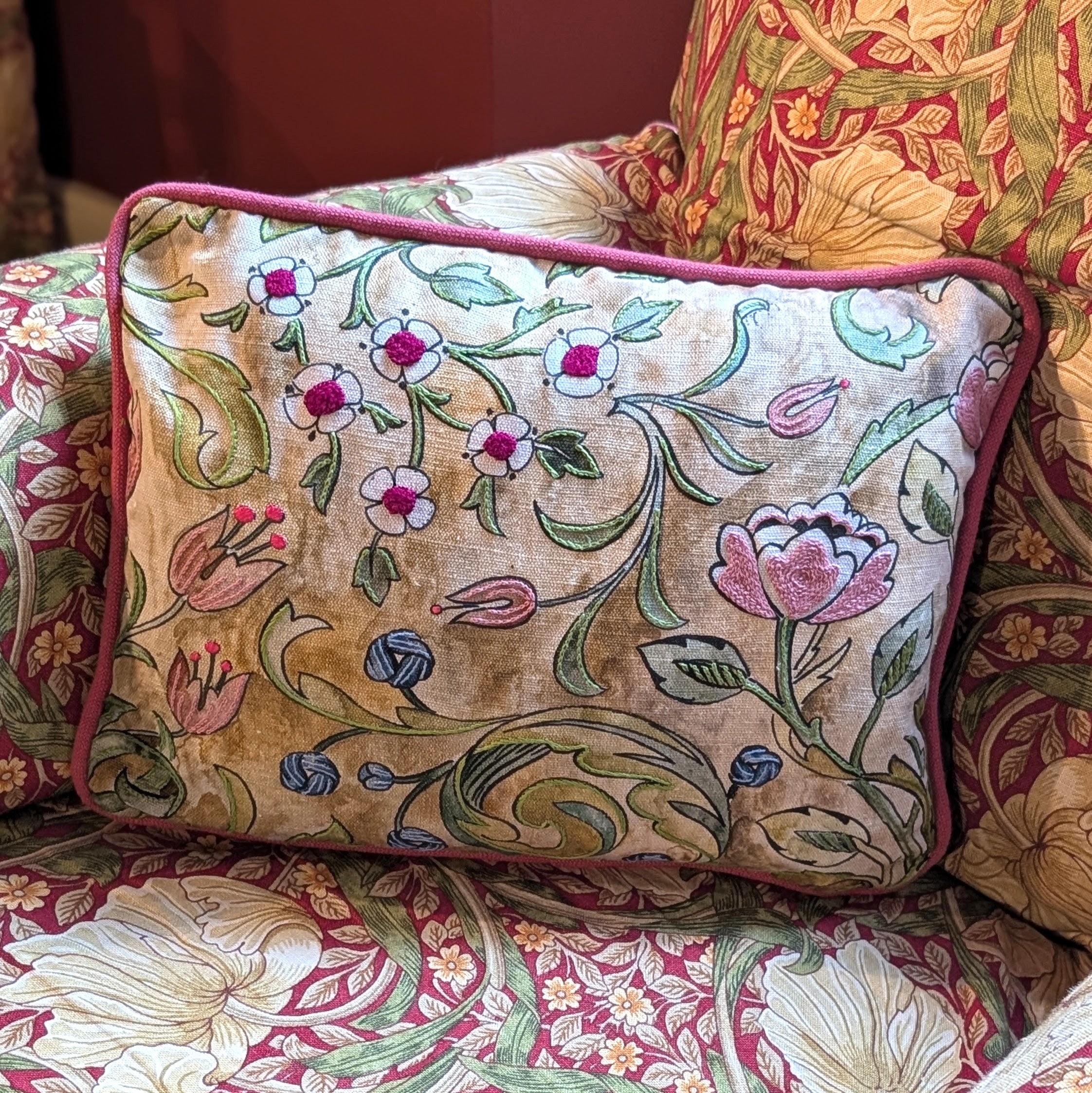 The_William_Morris_Society_Millefleurs_Cushion_-_Fine_Cell_Work_1.jpg