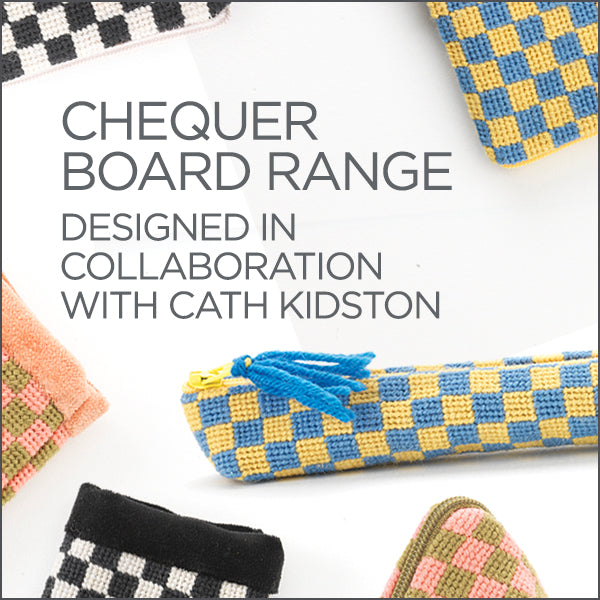Cath Kidston for Fine Cell Work Silverstone Chequerboard Range