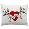 Heart & Birds (customised) cushion