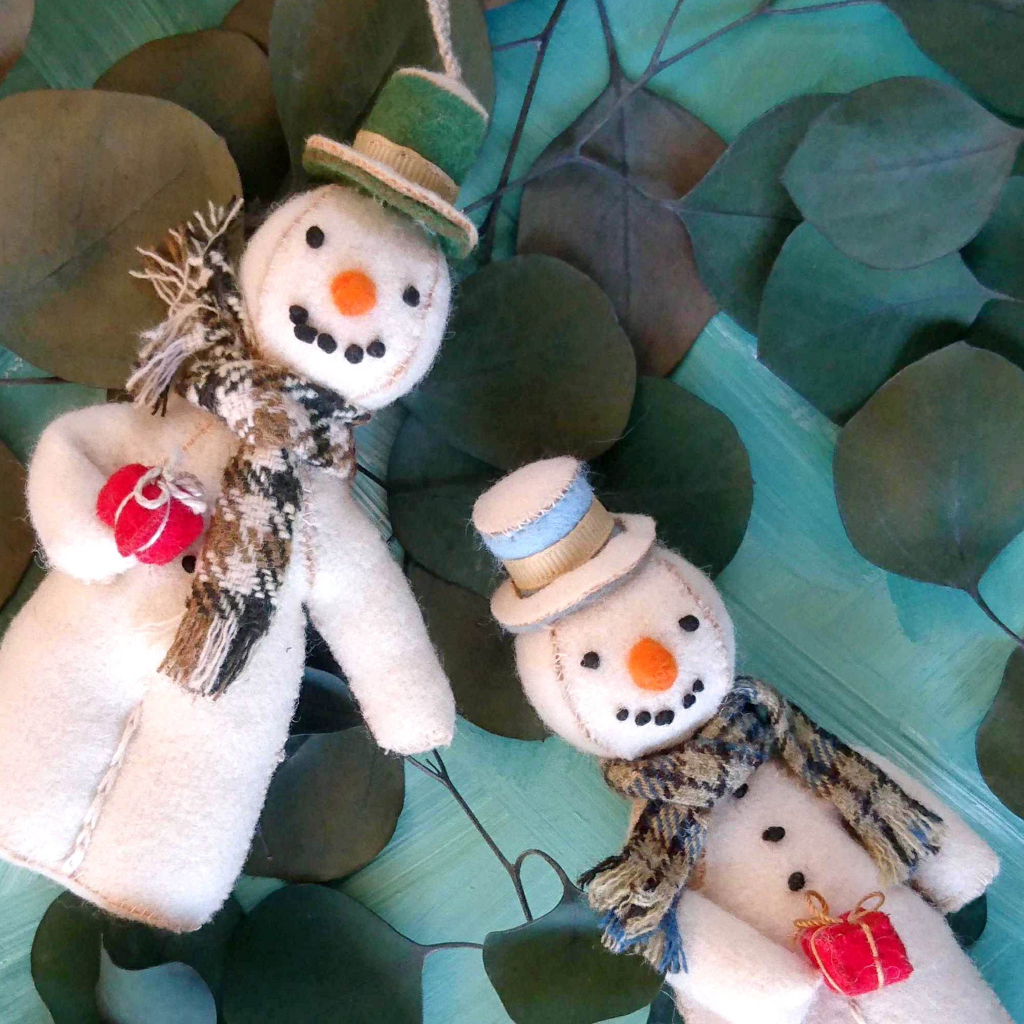 Handmade Christmas Decoration Sid the Snowman