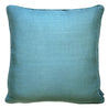 Fine Cell Work Linen Cushion Turquoise