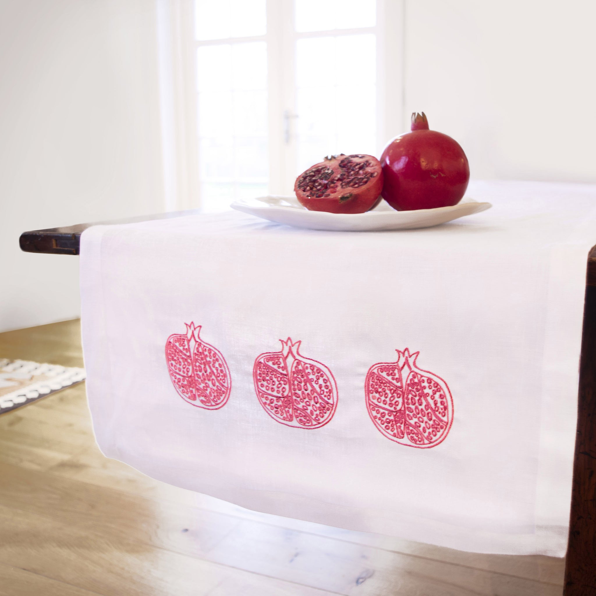 Pomegranate Table Runner Pink
