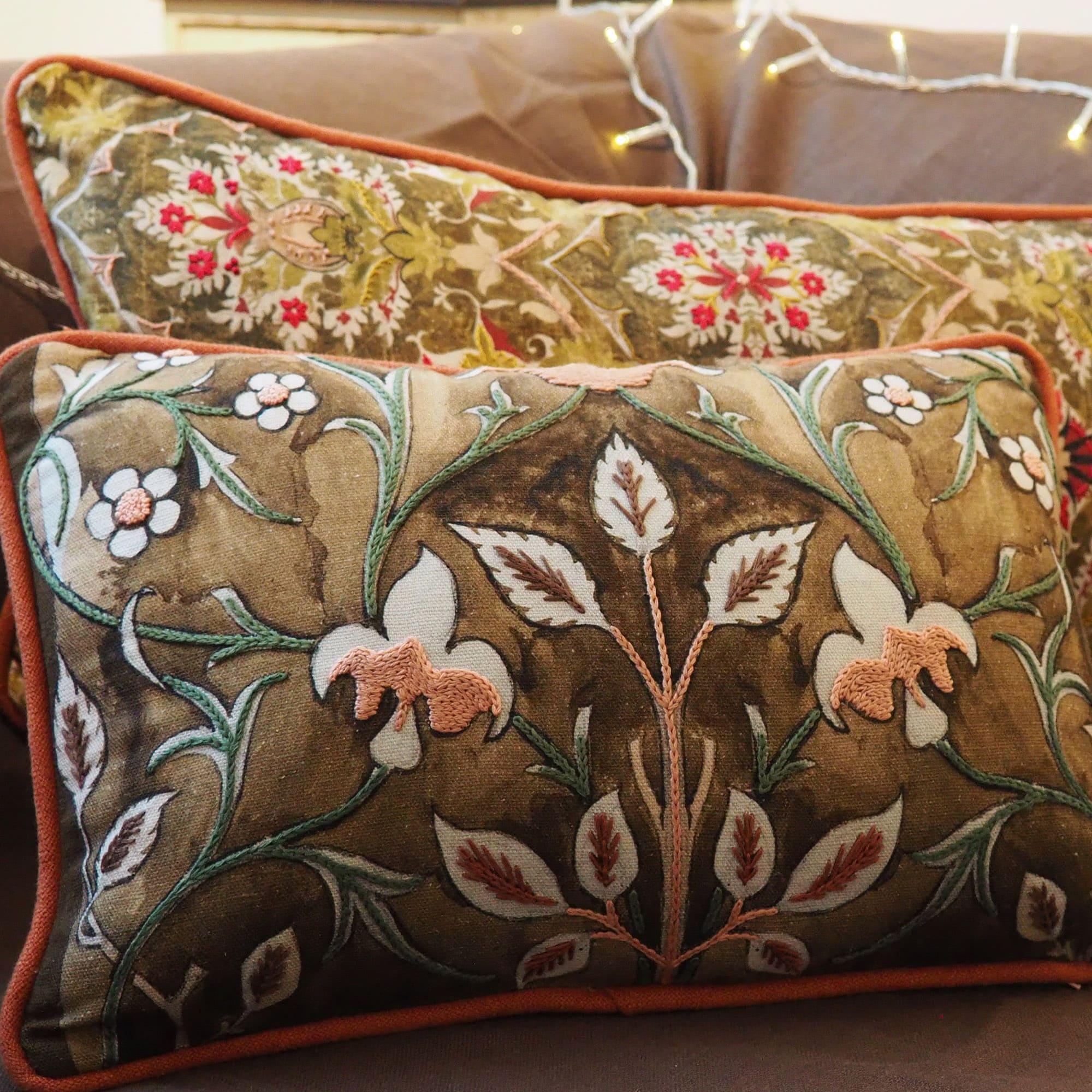 The William Morris Society Flowers Cushion