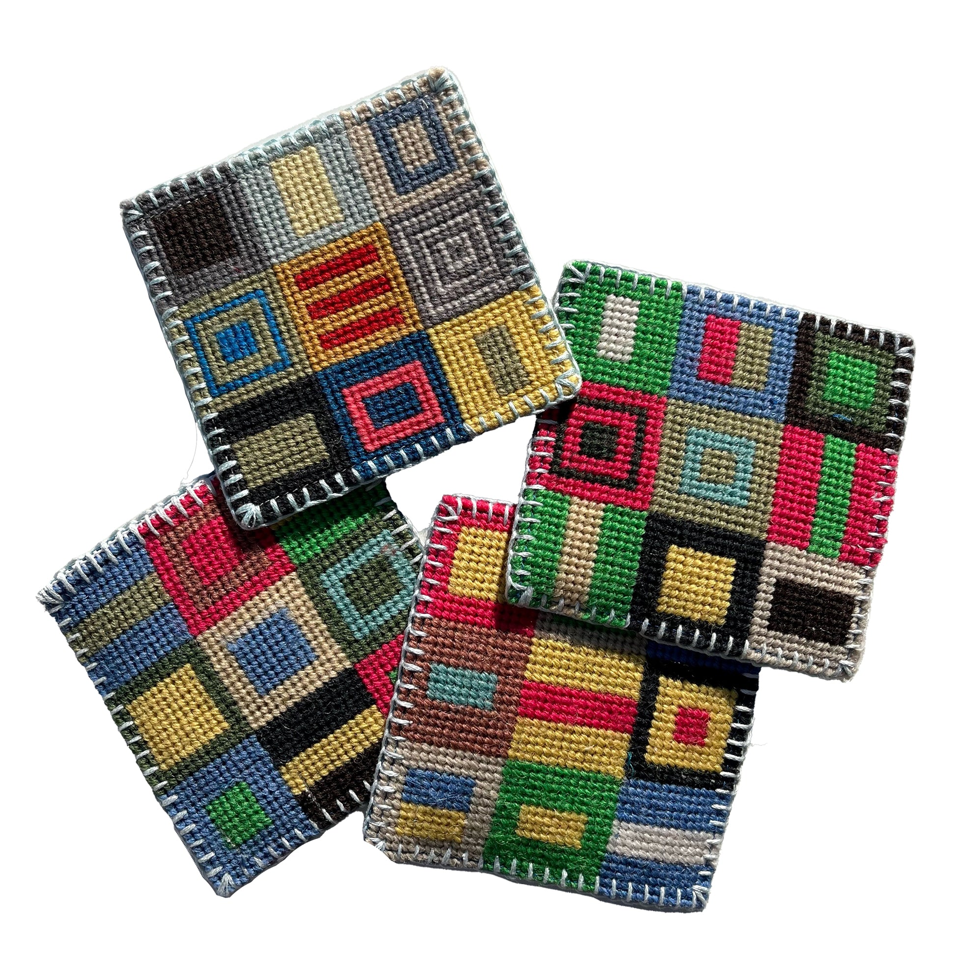 Geometric Pattern Coaster Geometric Pattern Coaster Set | Fine Cell Work