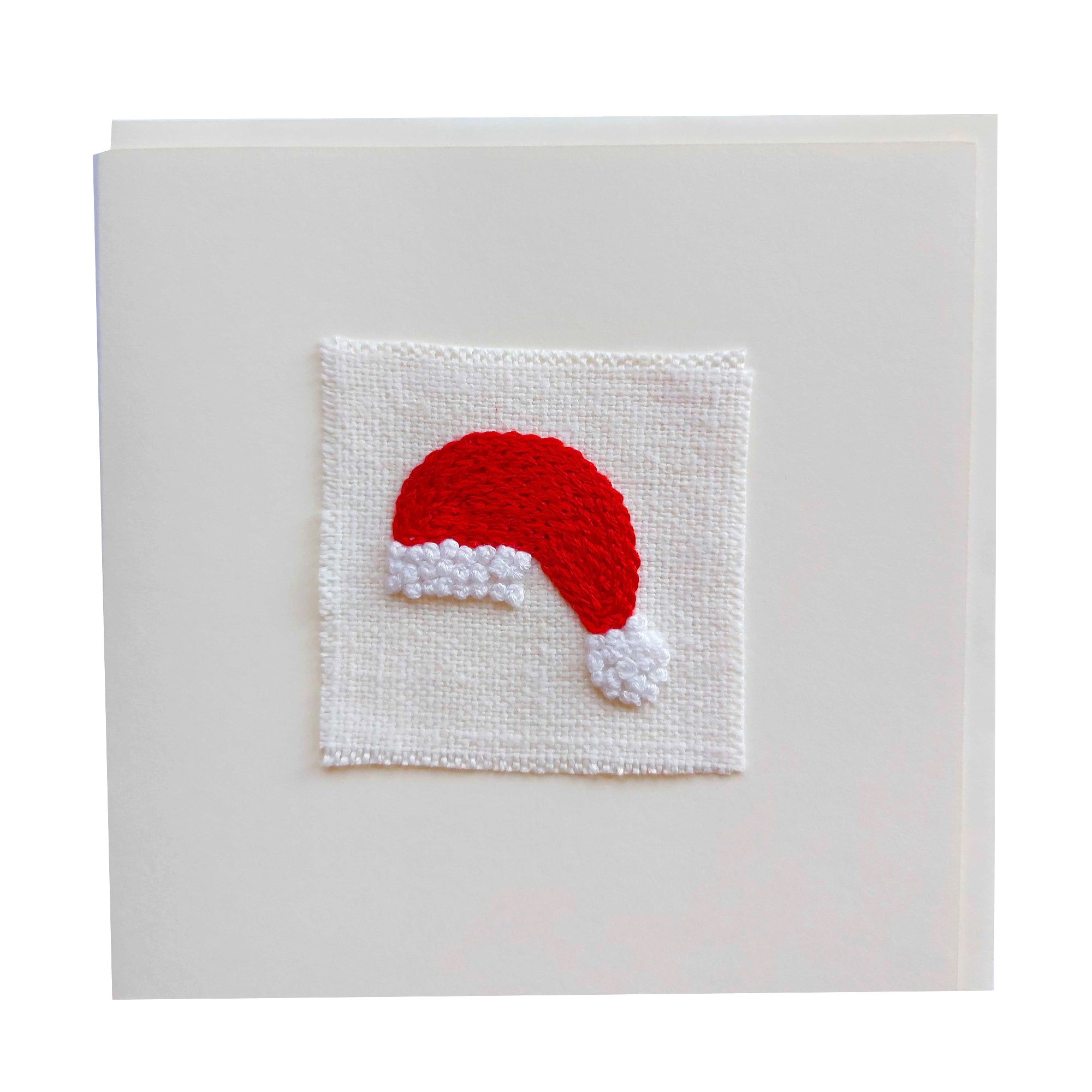 Handmade Christmas Santa Hat Card