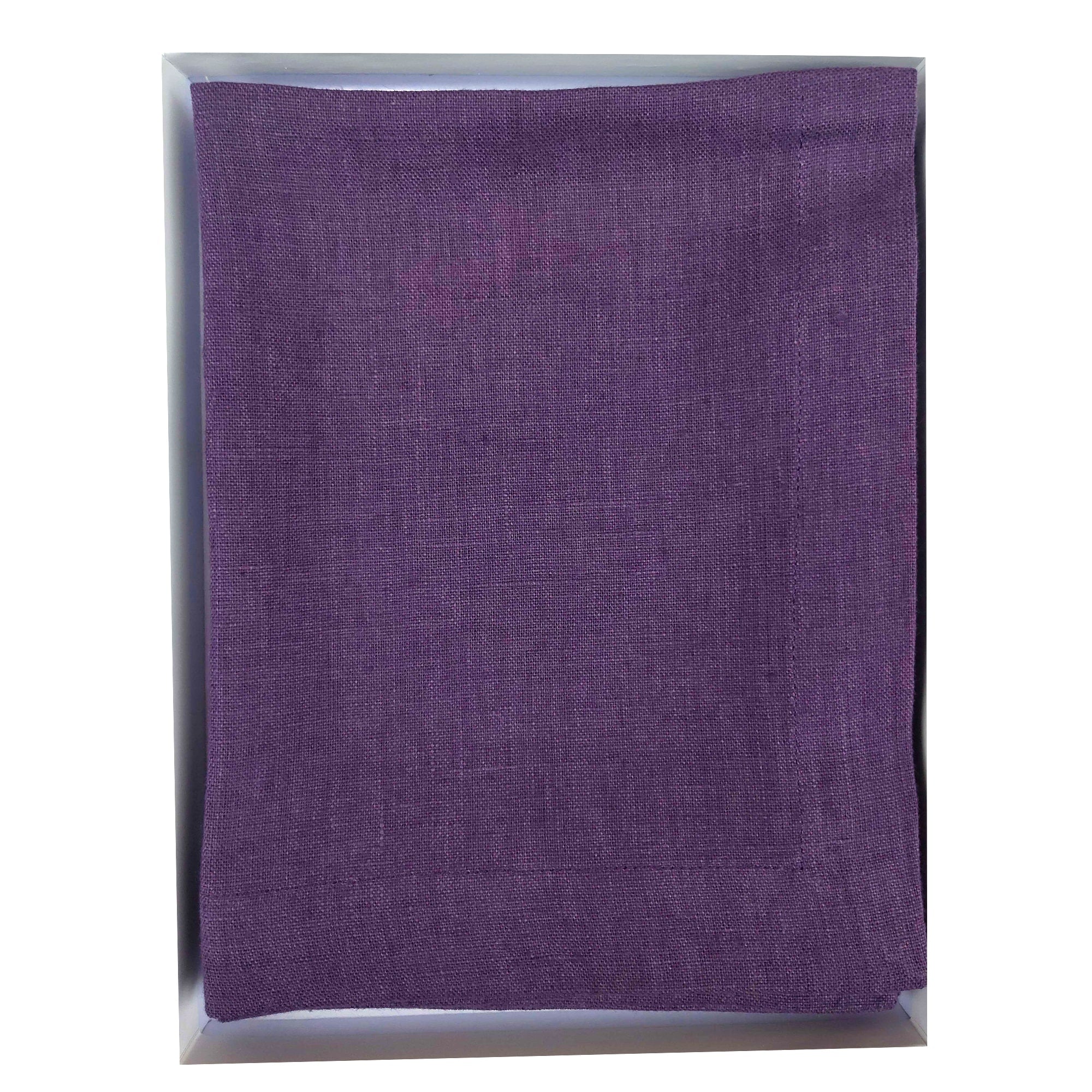 Set of 4 Fig Linen Table Mats Purple