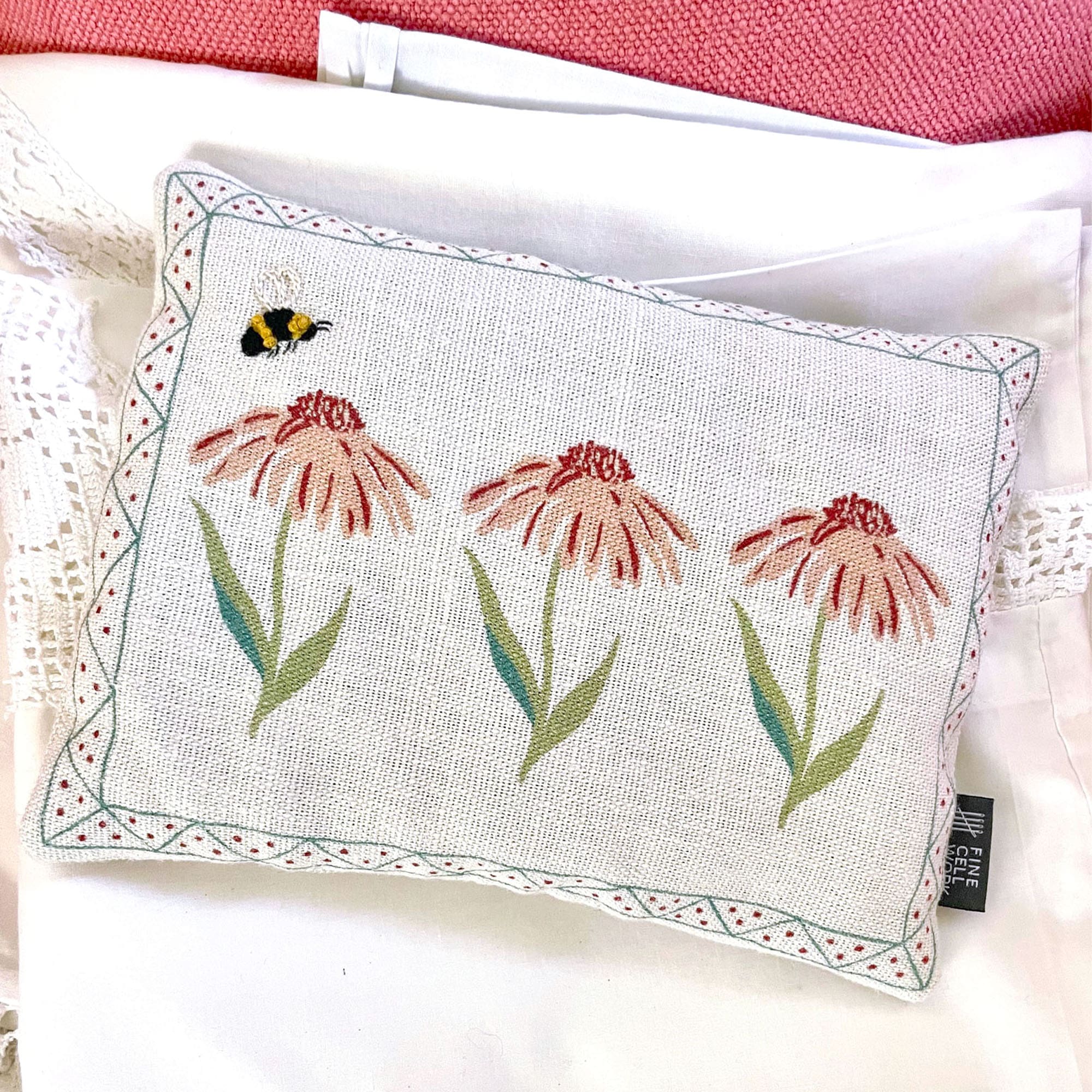JoyofPrint-Hand-Embroidered-Bee-Daisy-Lav-Bag-min.jpg