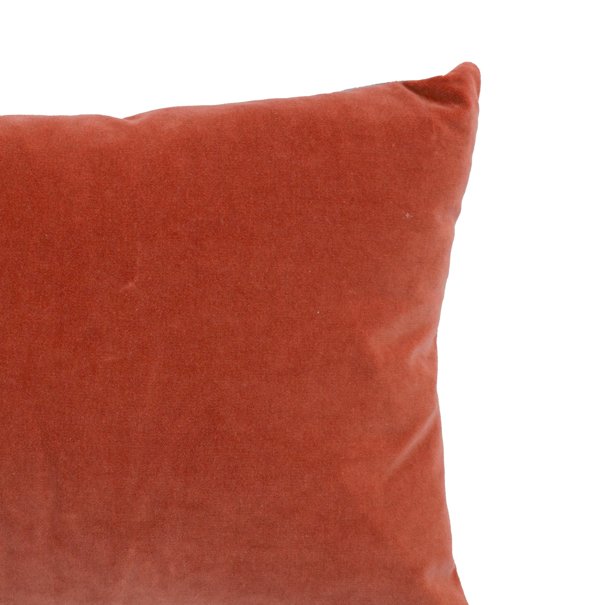 Joy of Print Ric Rac Scallop Embroidered Cushion Orange