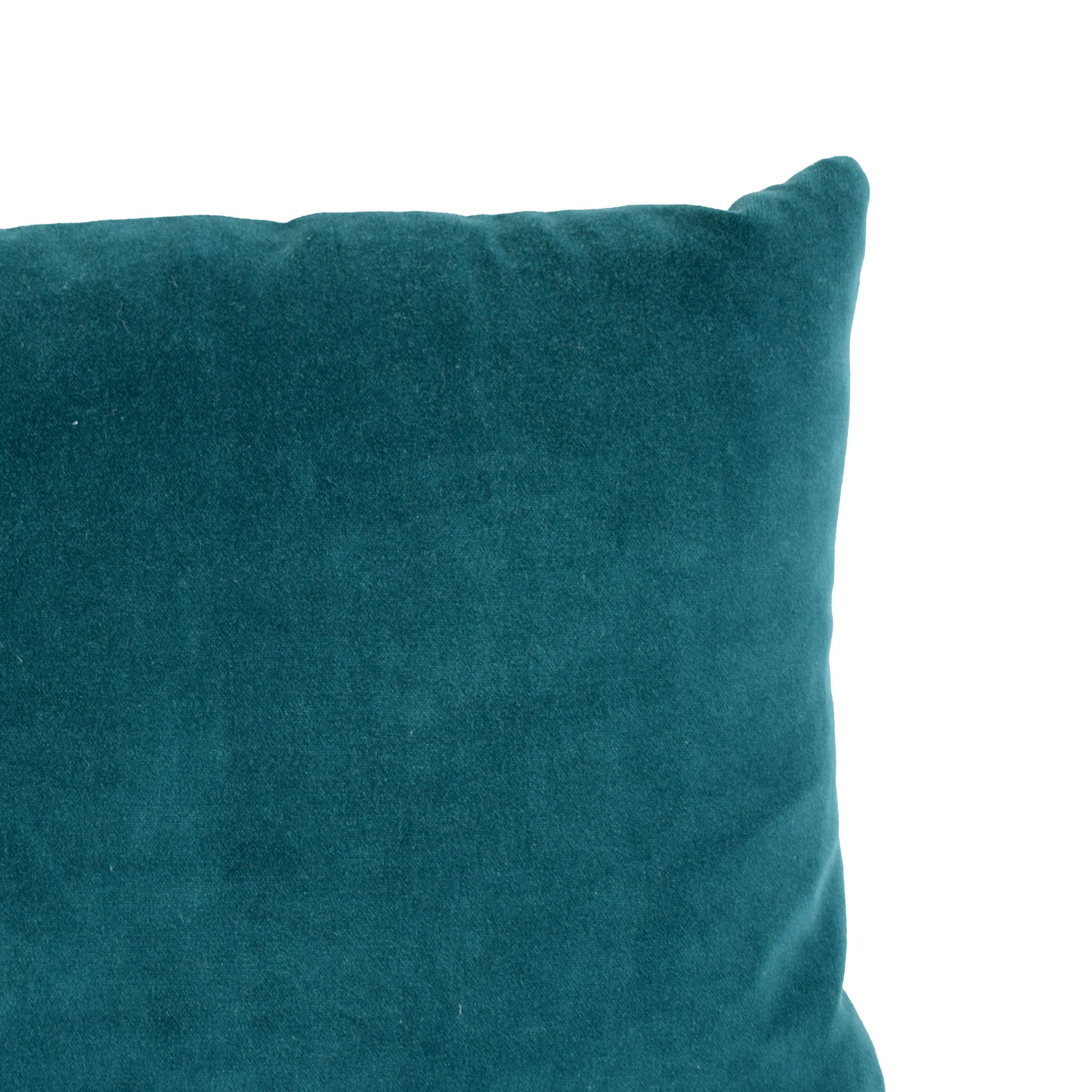 Joy of Print Ric Rac Scallop Embroidered Cushion Teal