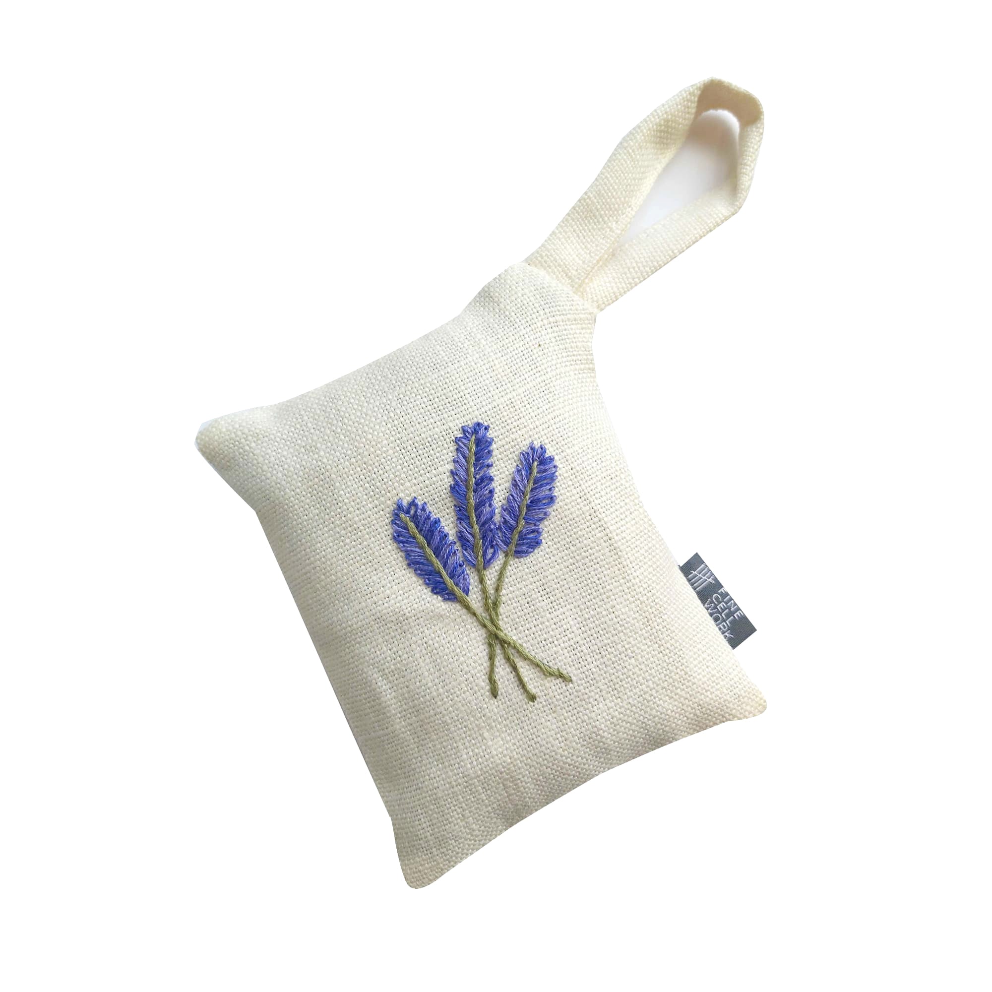 Lavender Embroidered Lavender Bag