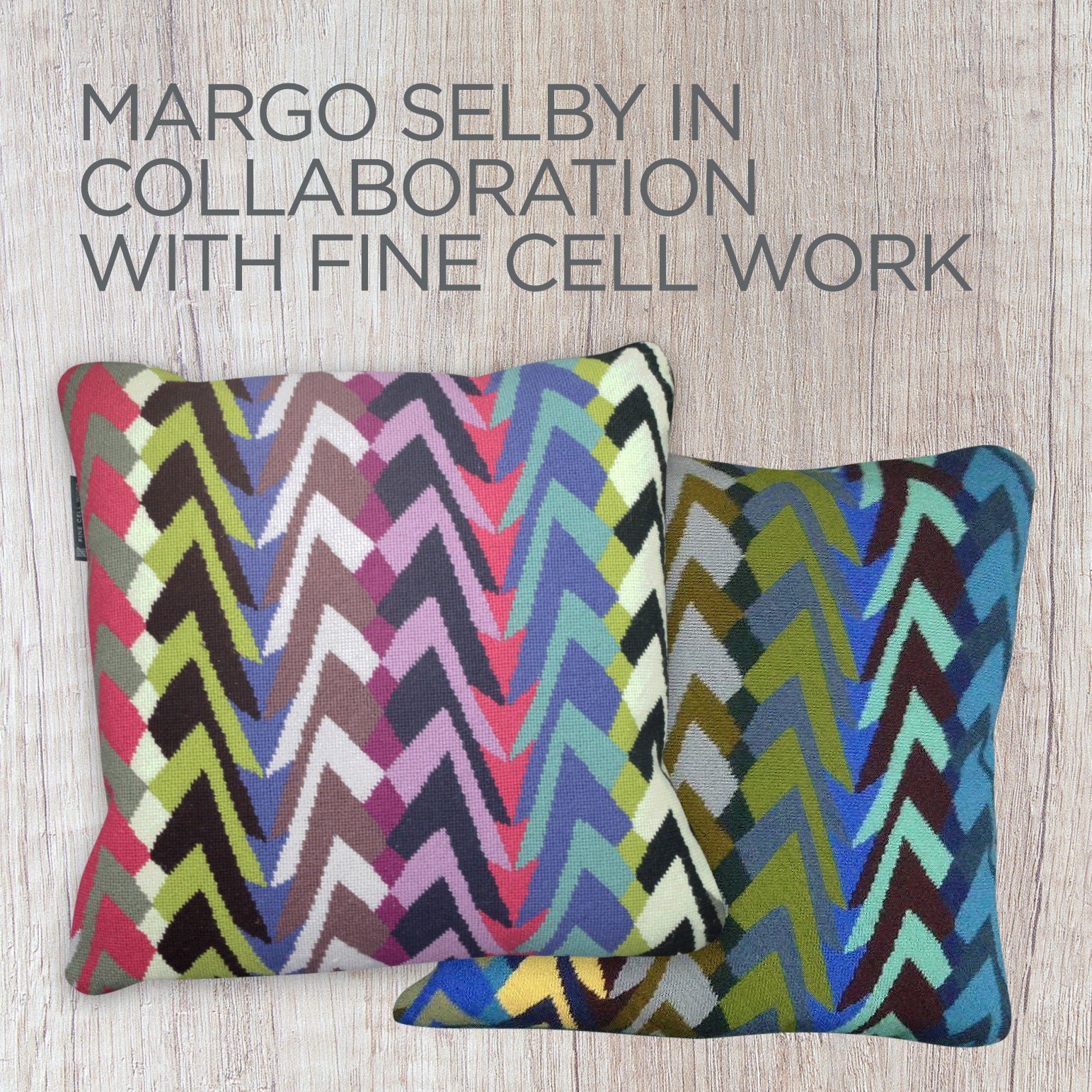 Margo Selby Tonga Cushion Bright