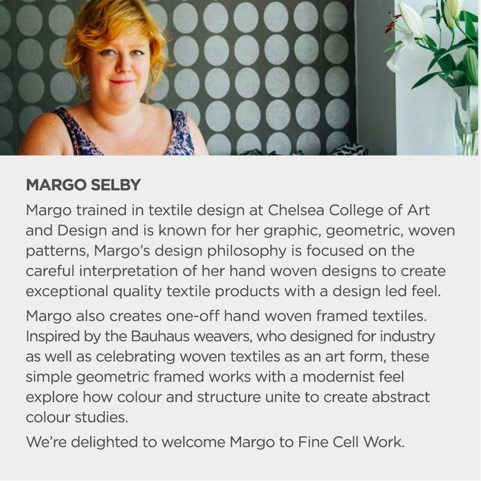 Margo Selby for Fine Cell Work Portrait and Biography
