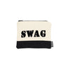 Hand Embroidered Swag Purse Black Karen Nicol for Fine Cell Work