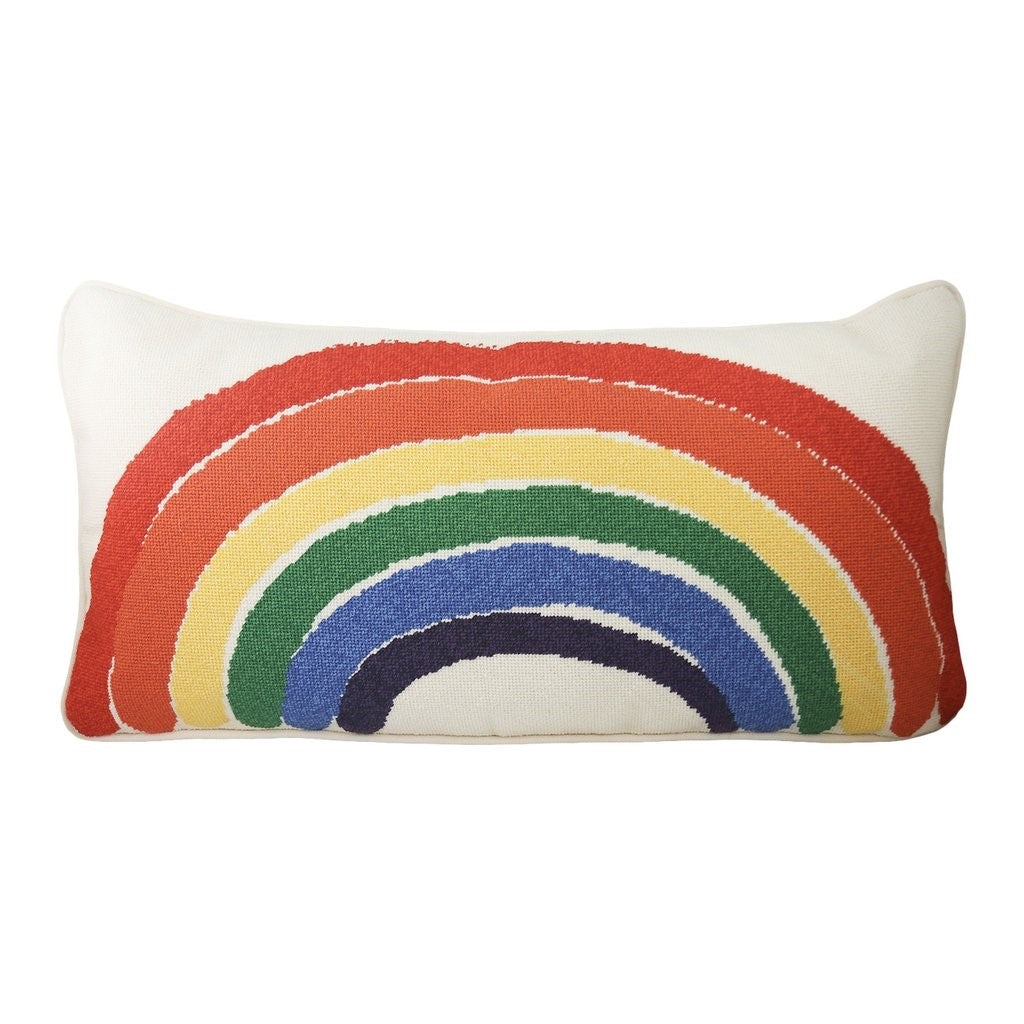 Pentreath & Hall Rainbow Needlepoint Cushion