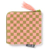 Sissinghurst Needlepoint Chequerboard Purse Pink and Green Cath Kidston for Fine Cell Work