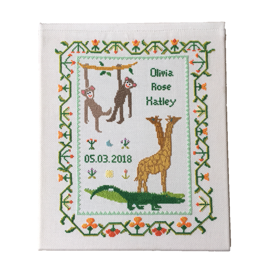 Personalised Noah's Ark - 'Animals Went In Two By Two' Wall Hanging